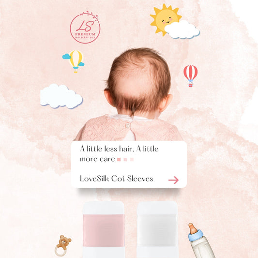 Silk Cot & Bassinet Sleeve 100% Pure Mulberry Silk Slip for Baby Cribs - Bubbly Champagne