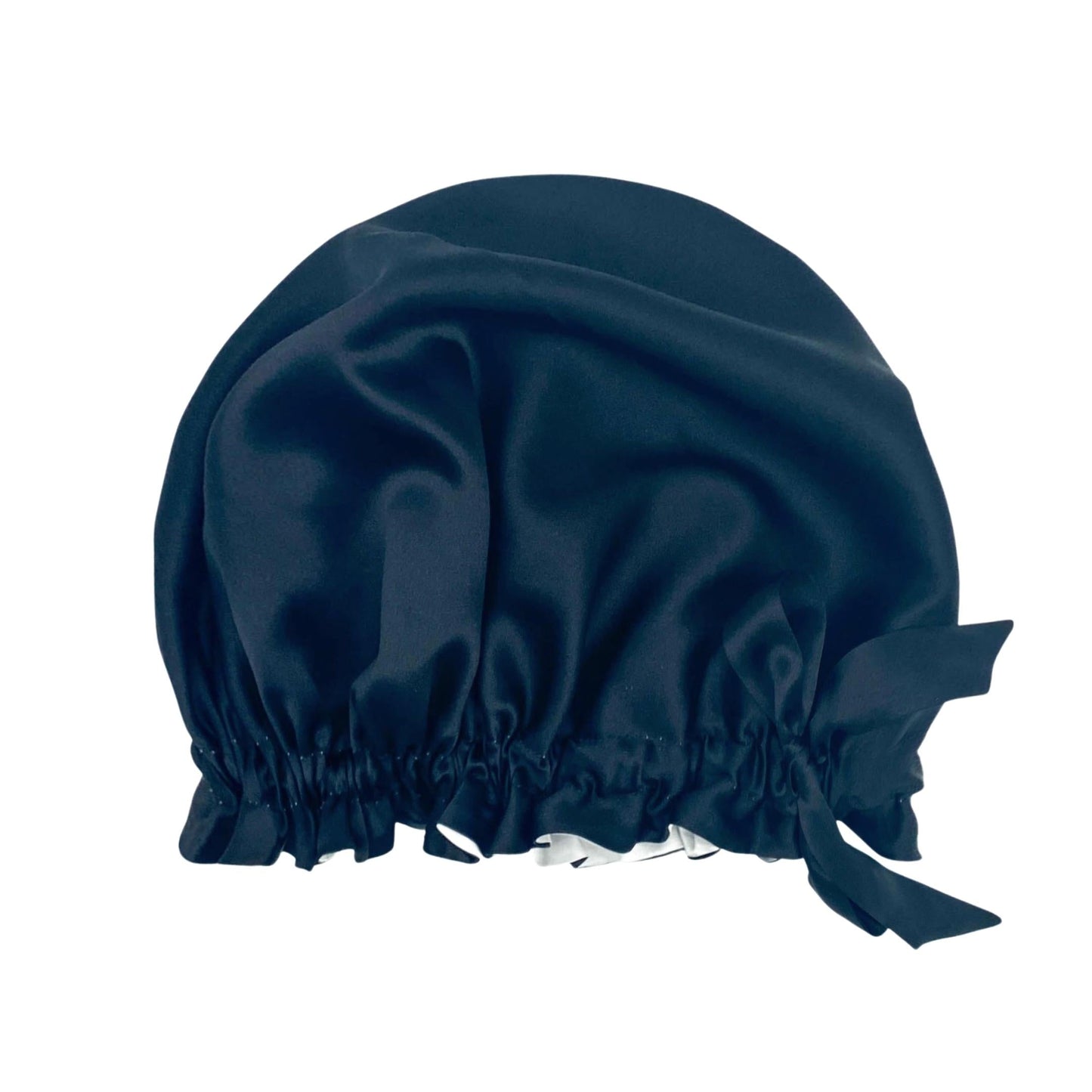 Large Double-Lined Adjustable Silk Hair Bonnet Turban - Blush Pink