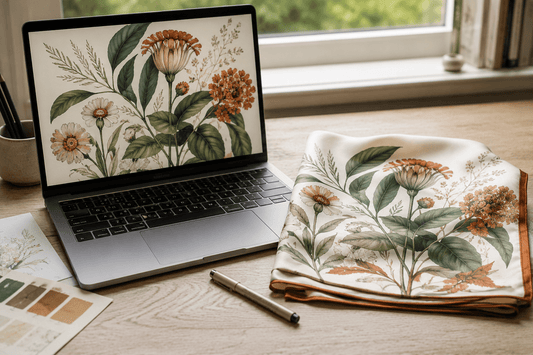 Designing for Silk: What Looks Good on Screen vs What Works on Fabric