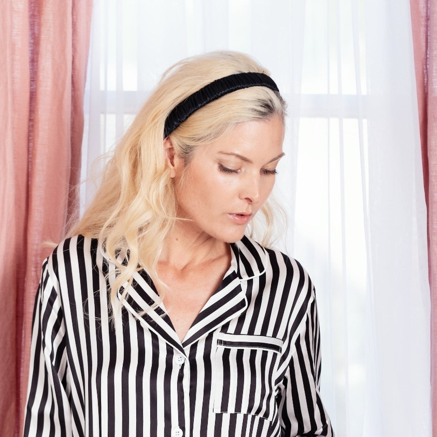 100% Pure Silk Yoga & Workout Headband