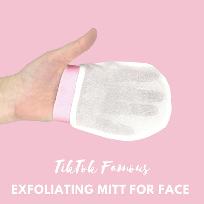 100% Silk Exfoliating Mitt For Face - TikTok Famous Silk Exfoliating Glove