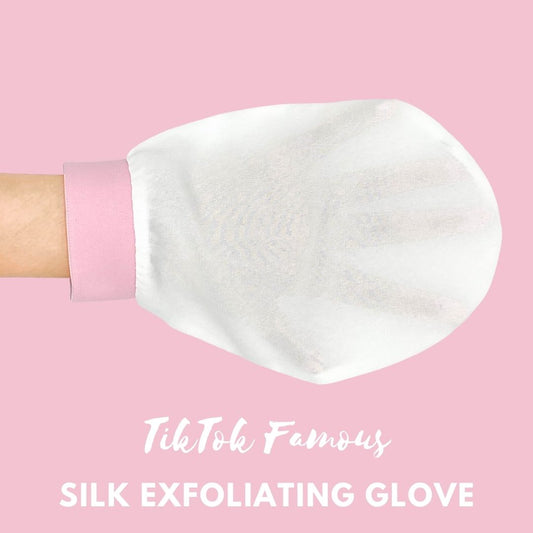 100% Silk Exfoliating Body Glove. TikTok Famous Silk Exfoliating Mitt