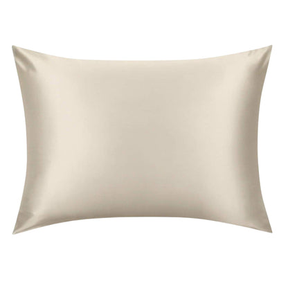 Champagne Gold Silk Pillowcase, Queen Size, Envelope Closure