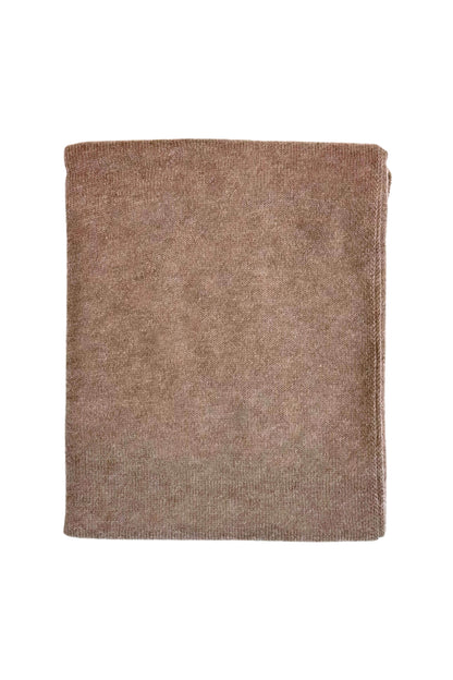 Versatile Pure Cashmere Wrap & Scarf - Chestnut
