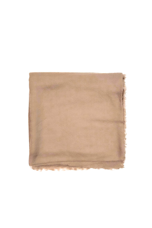 Ultrafine Lightweight Cashmere Scarf - Sand