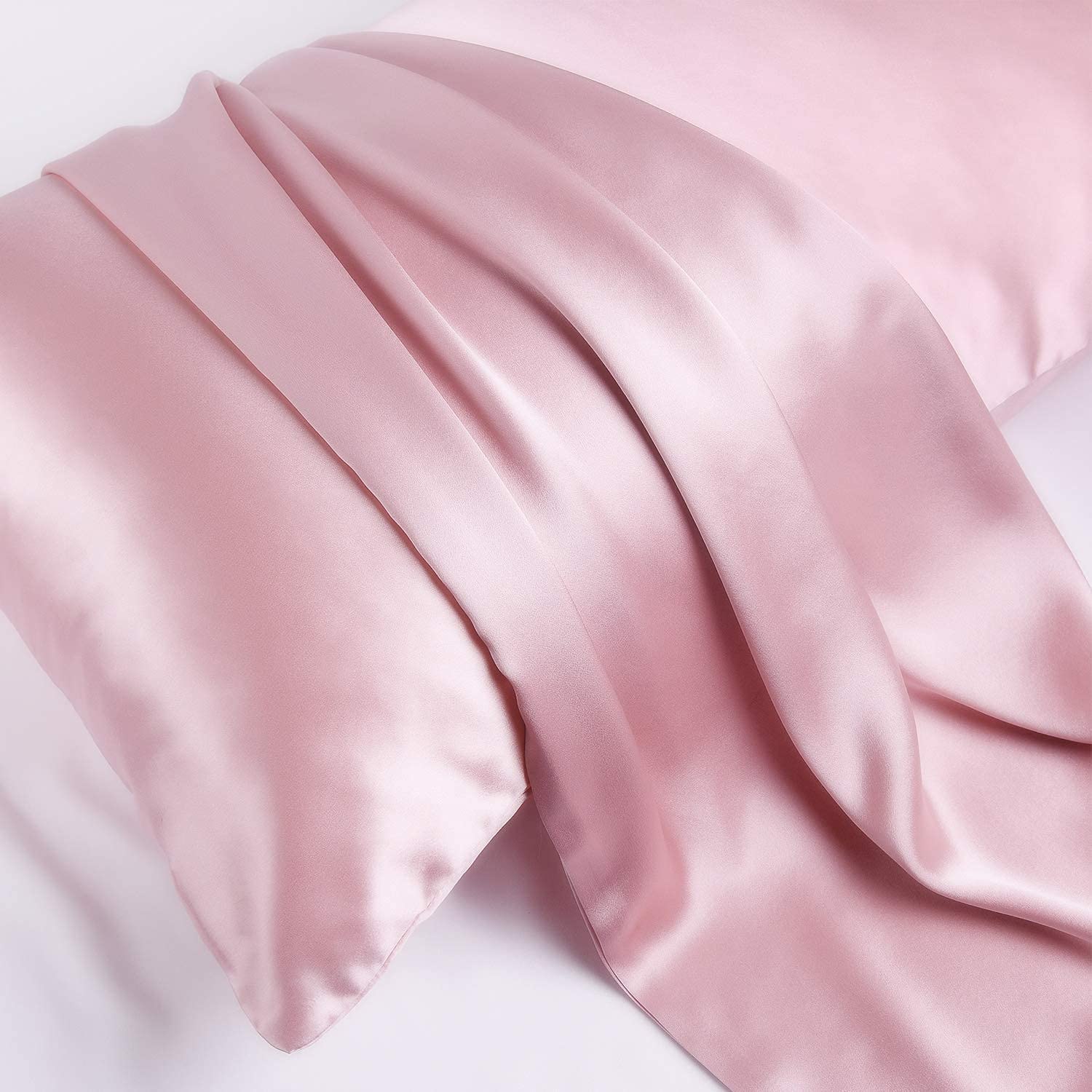 Silk Pillowcase - Pink - Queen - LOVESILK NZ