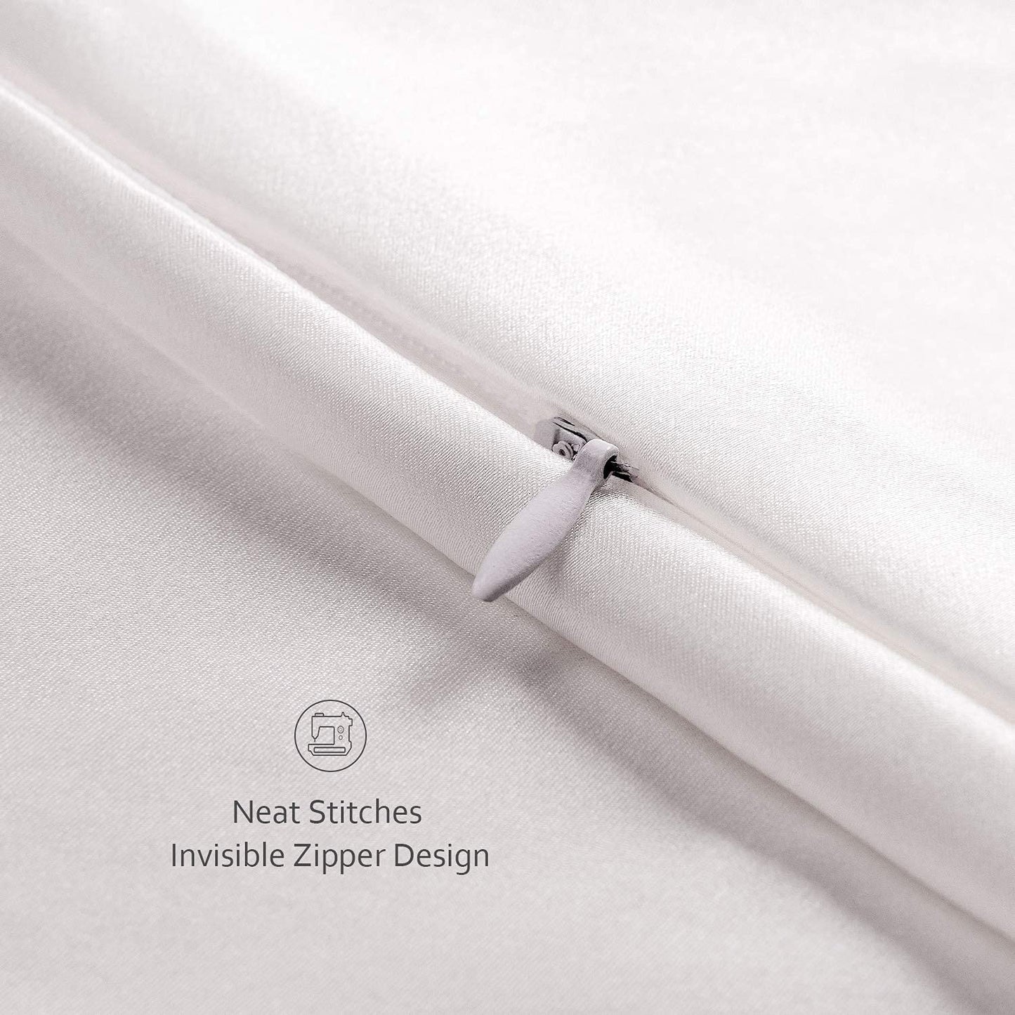 Silk Pillowcase - White - King - LOVESILK NZ