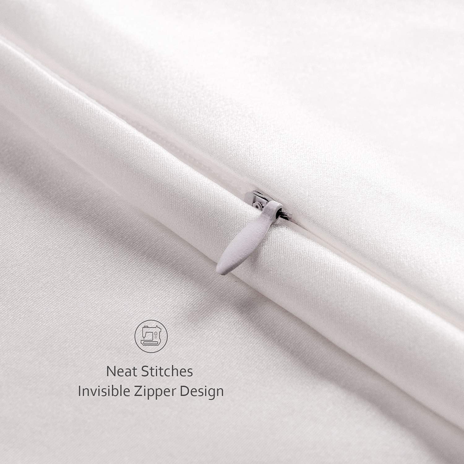 Silk Pillowcase - White - King - LOVESILK NZ