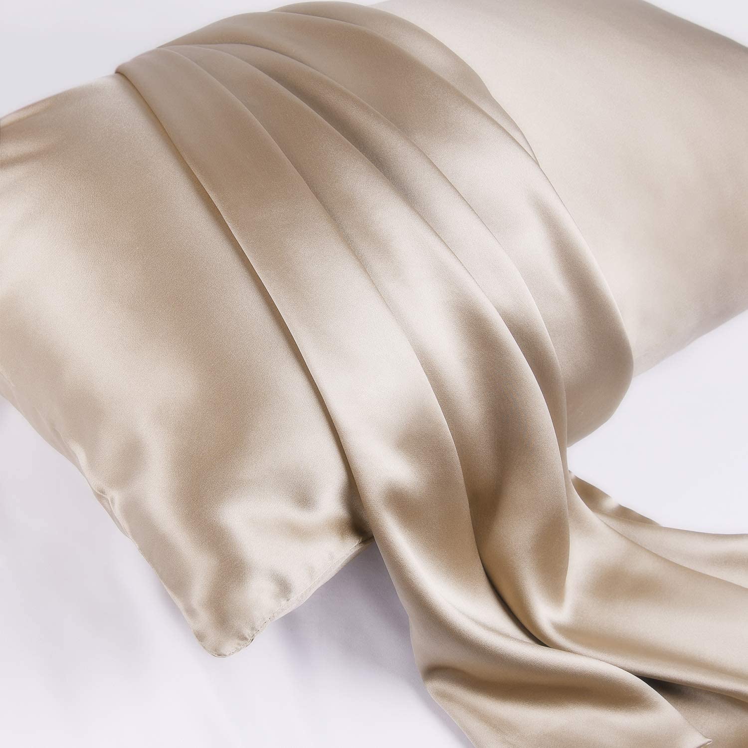 Silk Pillowcase - Champagne Gold - King - LS Silk AU