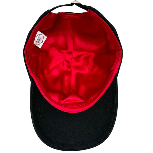 Silk-lined Essential Baseball Cap - Midnight Black - Unisex – LS Silk AU