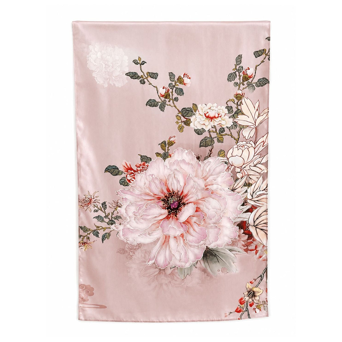 Antique Rose long mulberry silk scarf – LS Silk
