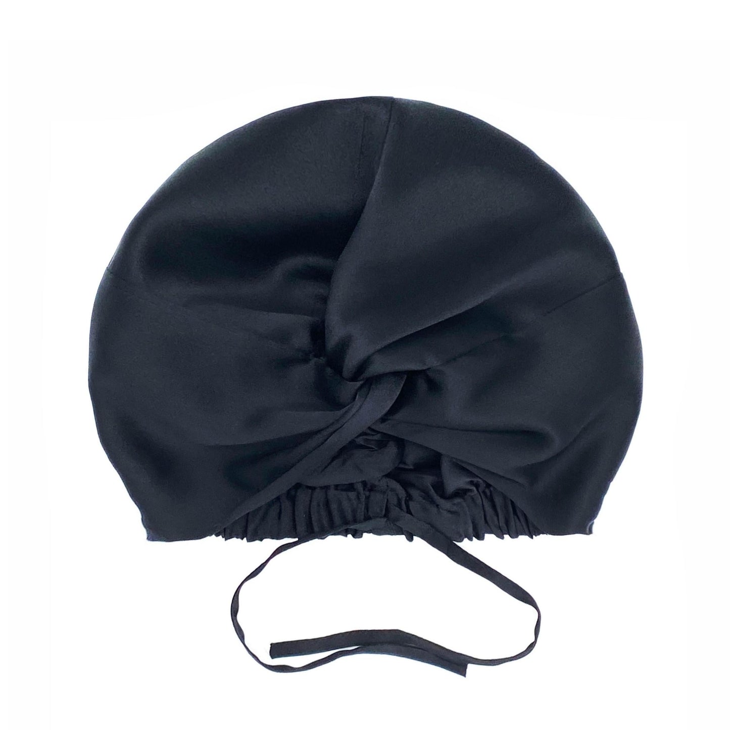 Pink Mulberry Silk Hair Bonnet – Double-Lined, Adjustable Fit