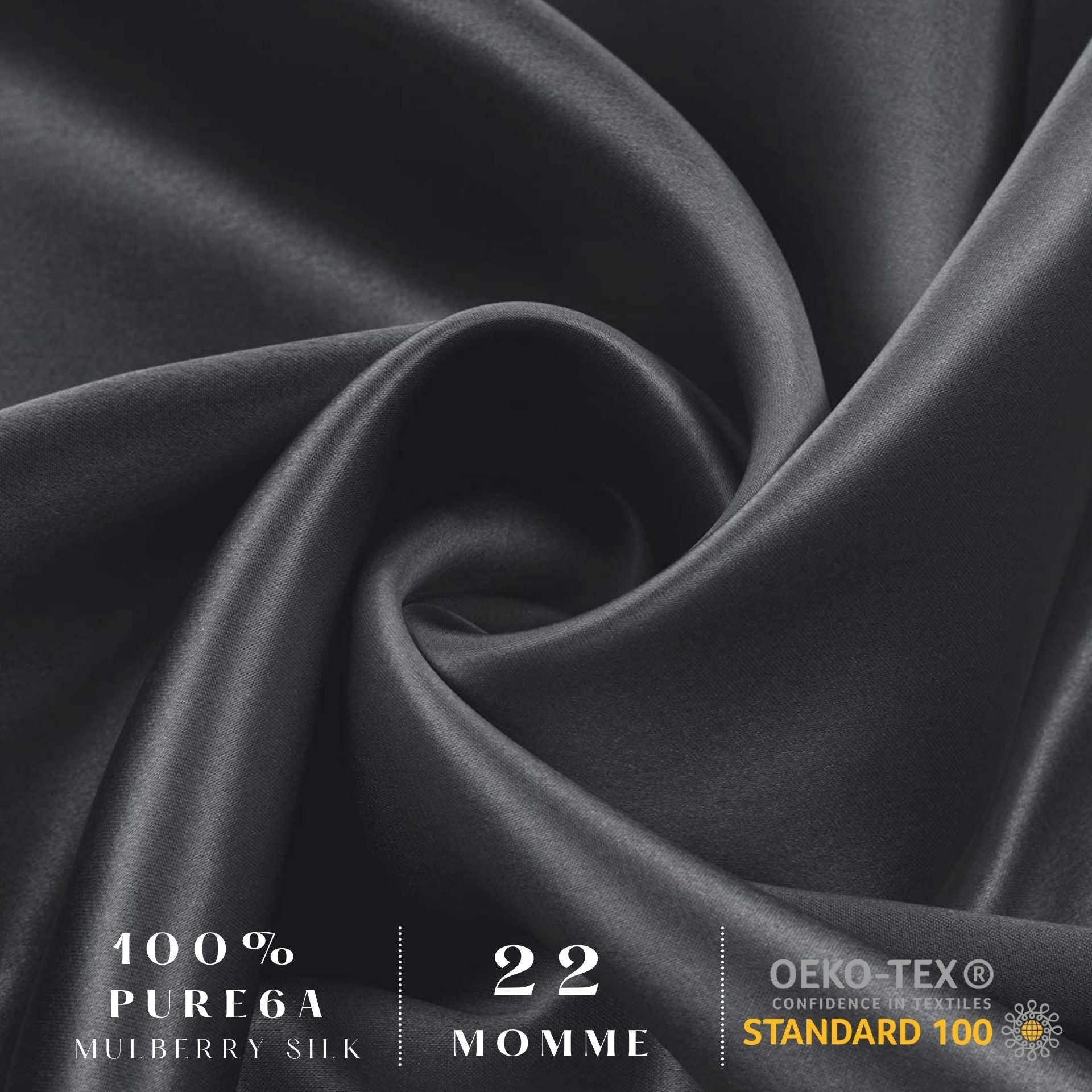 Silk Pillowcase - Grey - King - Lovesilk.co.nz