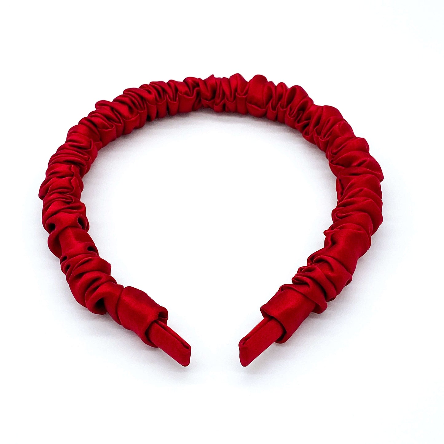 100% Mulberry Silk Headband for Women - Red - Lovesilk.co.nz