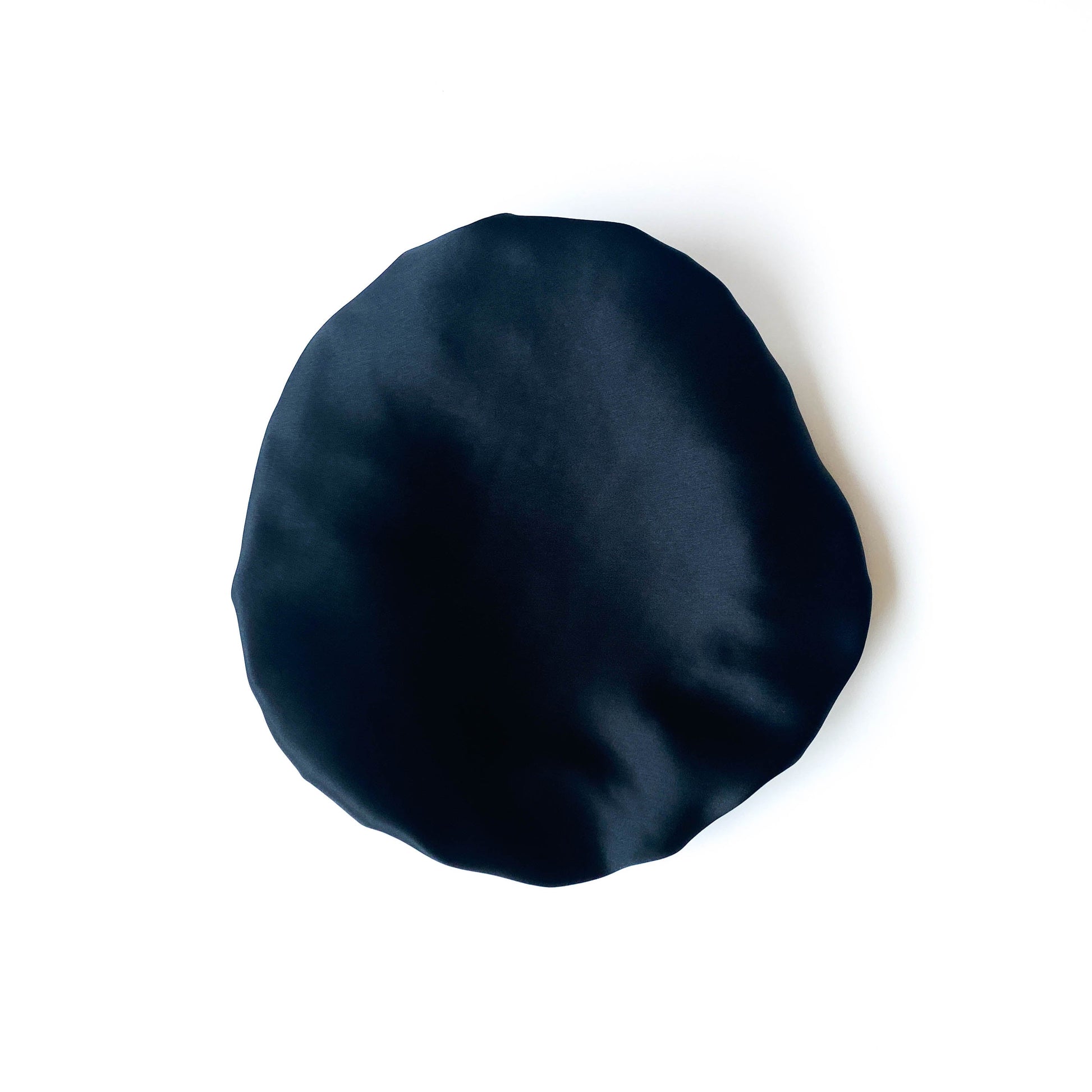 Double Layer Mulberry Silk Bonnet Hair Bonnet for Women - Black - Lovesilk.co.nz