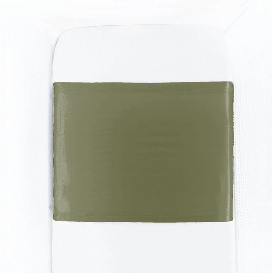 Silk Cot Mattress Sleeve 100% Pure Mulberry Silk Slip for Baby Cribs - Olive