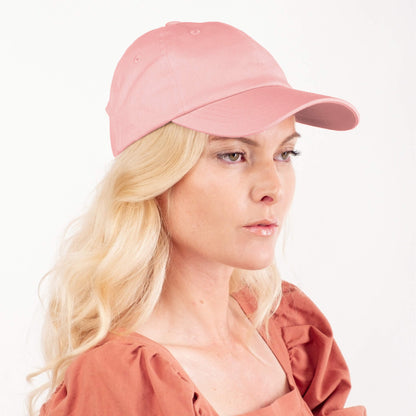 Silk-lined Essential Baseball Cap - Pink